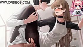 Sexy College Vampires Get Fucked Hard in Stockings by Anime Hentai Monsters