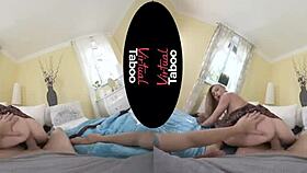 i'm doin' homework with blonde, but we end up fuckin' her ass