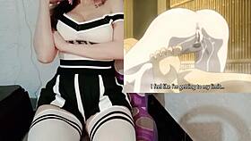 in this hentai episode, the painting teacher fucks his student's beautiful wife in lingerie and panties