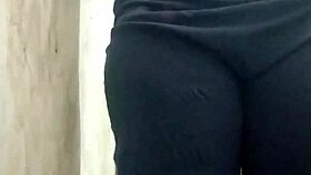 Asian woman masturbates then got her ass fucked