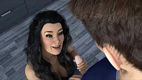 In this episode, my stepsister reveals her secret as a camgirl with big tits