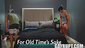 Ryder and Cameron getting bent over for old times' sake with big cocks