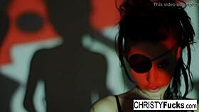 sexy christy mack feels her ass and pussy