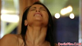 Tattooed babe gets bound and pussy pounded