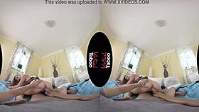 i'm doin' homework with blonde, but we end up fuckin' her ass