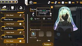 In Robolife2 Nova Duty episode 2, the android girl uses anal drill sextoy to orgasm