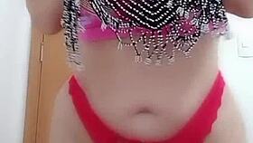 Blonde big ass amateur dancing hard on big cock