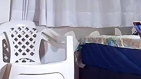 Watch Her Scream With That Giant Dildo!