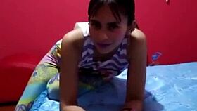 Latina tenant pays with sex.