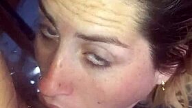 Blonde takes breakfast from my dk with deepthroat