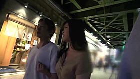 WATCH THIS JAPANESE BABE GET CUMSHOT IN 3P SEX!