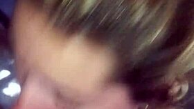 Blonde takes breakfast from my dk with deepthroat