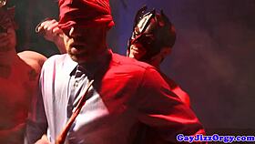 Orgy Loving Hunks Engage In Hardcore Sex Ritual.