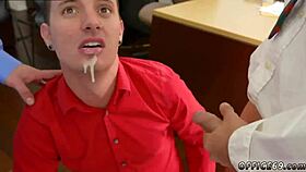 male bondage scene in gay porn with hard fucking