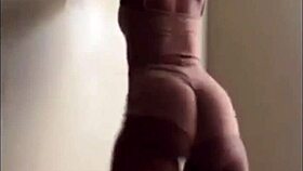 Sexy Instagram models with big asses twerking seductively on camera