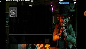 Perverted waitress shows off big tits and ass tonight 😈