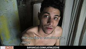 Hiring Danny for construction leads to an unexpected blowjob