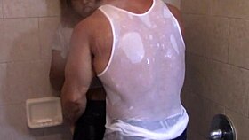 Drenched in orgasms from kissing?