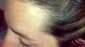 Blonde takes breakfast from my dk with deepthroat