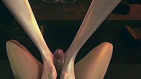 League Of Legends Hentai 3D - Jinx Footjob With Pov And Cumshot Uncensored - Japanese Asian Manga Anime Game Porn