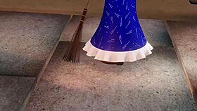 早苗がパイズリしてくれる with her big anime tits.