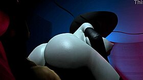 Lady Dimitrescu Bounces Her Ass on Fat Dick! How Wild Can Hentai Get in Resident Evil?