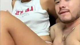 Latina bent over for doggystyle, monster cock cumshot!