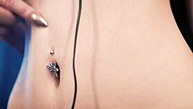 Asmr oil and cream with teen tattoo cosplay