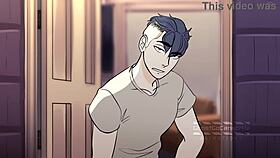 Gay sex over pizza – messy and hot, who wants a slice?