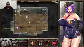 Karryn in prison hentai game.