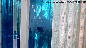 I filmd my cuckold neibor enjoying his latina wife getting arrombada by big penis - el toro de oro