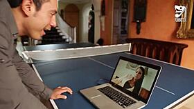 This lucky guy fucks his girlfriend raven bay with nice tits 😍