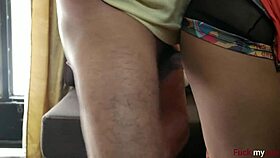 want to see a young latina get a huge anal creampie at home?