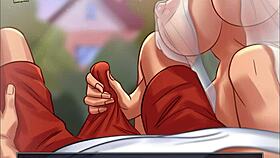 summertime saga 43 with big tits and monster cock hentai