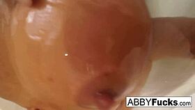 Abigail Shaves Her Pussy In Shower