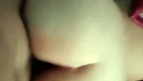 Stunning Latina with perfect white ass gets pounded hard with a messy creampie