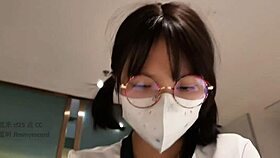 chinese cutie in gym outfit offers bareback fun with adorable charm. don’t miss her wild side.