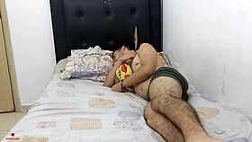 My stepbrother sneaks in while I rest, shoving his cock in my mouth!