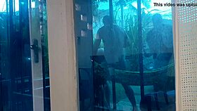 I filmd my cuckold neibor enjoying his latina wife getting arrombada by big penis - el toro de oro