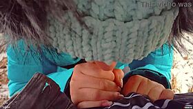 Intense creampie drenches tight pussy and filthy pantyhose in public.