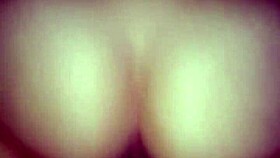 This girl is fair skinned and bounces her massive ass