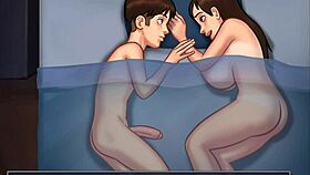 summertime saga 212 has the girl riding in cowgirl position