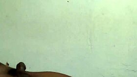 My neighbor convinced me to give a blowjob to his big black cock