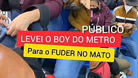 gay guys bareback fucking in public with monster cocks, cumshot everywhere