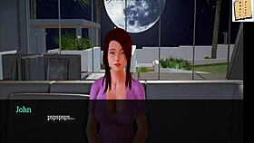 my new family plays a game together