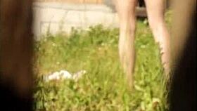 summer days is the voyer season for flashing big tits