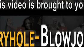 Gloryhole Babe Sucks Huge Cock
