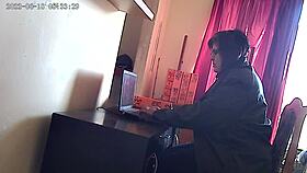 I, The Secretary, Suck The Boss's Cock On Cctv