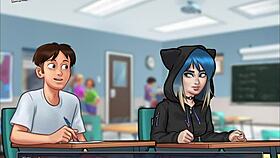 summertime saga 212 has the girl riding in cowgirl position