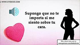 I’m tied up for a special Valentine’s JOI in Spanish audio with my friend